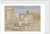The Ramosseum, Thebes, Egypt by Oswald Walter Brierly