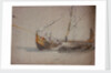 Turkish coaster or caique, Stamboul (Istanbul, Turkey), November 1855 by Oswald Walter Brierly