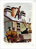 German chimney sweep at Marlag 'O' prisoner-of-war camp by John Worsley