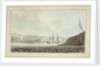 Two frigates in Plymouth harbour opposite Mount Edgcumbe by John Webber