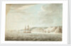 'Barrington preparing to receive the French attack on the shipping in the Grand Cul de Sac in St Lucia, 14 Dec 1776'. by Dominic Serres