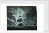 Fleet with a ship on fire by Robert Cleveley