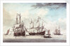 Two Dutch Flagships, early 1780s by Charles Gore