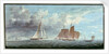 A cutter and a lugger in a fresh breeze by Charles Gore