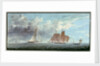A cutter and a lugger in a fresh breeze by Charles Gore