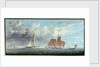 A cutter and a lugger in a fresh breeze by Charles Gore