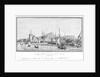 Port of Leith with a smack sailing into the harbour by J.T. Serres