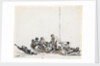 Sailors in a boat rescuing survivors by John Thomas Serres