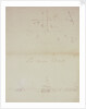 The Battle of Trafalgar, 21 October 1805; sketch and plan for a painting of the dismasted 'Victory',  for Lord Barham by Nicholas Pocock