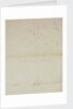 The Battle of Trafalgar, 21 October 1805; sketch and plan for a painting of the dismasted 'Victory',  for Lord Barham by Nicholas Pocock