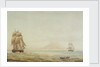 View of St Eustatius with the 'Boreas' (1784) by Nicholas Pocock