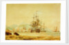 The 'Agamemnon' cuts out French vessels from Port Maurice, near Oneglia, 1 June 1796 by Nicolas Pocock