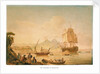 The 'Victory' in Naples Bay, 25 June 1804 by Nicholas Pocock