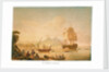 The 'Victory' in Naples Bay, 25 June 1804 by Nicholas Pocock