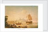 The 'Victory' in Naples Bay, 25 June 1804 by Nicholas Pocock