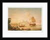 The 'Victory' in Naples Bay, 25 June 1804 by Nicholas Pocock