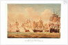 The Battle of Trafalgar, 21 October 1805; The 'Victory' cutting through the French line by Nicholas Pocock