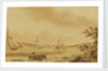 Cutters under sail in a river, probably the Bristol Avon by Nicholas Pocock