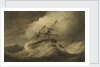 Attempt to Veer' in a stormy sea, illustration to Falconer's 'The Shipwreck by Nicholas Pocock