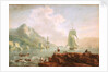 A cutter and a man-of-war off Corsica, 1788 by Nicholas Pocock