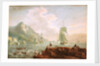 A cutter and a man-of-war off Corsica, 1788 by Nicholas Pocock