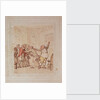 Navy agent refusing to pay prize money by Thomas Rowlandson
