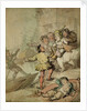 The Miseries of London....being assailed by a group of watermen.... by Thomas Rowlandson