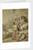 The Miseries of London....being assailed by a group of watermen.... by Thomas Rowlandson