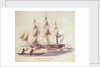His Majesty's ship 'Blossom' off the Sandwich Islands by William Smyth