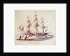 His Majesty's ship 'Blossom' off the Sandwich Islands by William Smyth