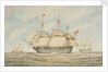 HMS 'Hibernia' by Humphrey J. Julian