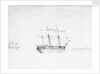 HMS 'Albion' in a gale by John 'Vallack' Tom