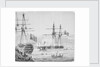 HMS 'Barham' in Malta Harbour, 25 September 1833 by James Kennett Willson
