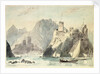 Castles of Jellati & Merani at Muscat by Charles Hamilton Smith