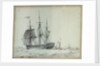 The East Indiaman 'Thames' by Edward William Cooke