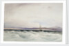 The survey ship HMS 'Beagle' running into Berkeley Sound, Falkland Islands by Conrad Martens