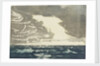 Seascape - green sea and stormy blue-grey sky 2 by John Everett
