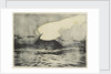 Seascape - very rough grey sea 2 by John Everett