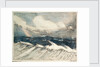 Seascape - pale blue breakers 5 'The Rainbow' by John Everett