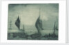 Small sailing craft on the beach at Poole 1 by John Everett