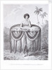 A young woman of Otaheite, bringing a present by John Webber