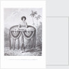 A young woman of Otaheite, bringing a present by John Webber
