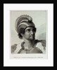 A man of the Sandwich Islands with his helmet by John Webber