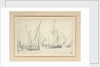 Two schmalschips and two hookers in a moderate breeze by Willem van de Velde the Elder