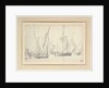 Two schmalschips and two hookers in a moderate breeze by Willem van de Velde the Elder