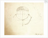 Sketch plan of the stern by Willem Van de Velde the Younger