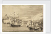 The capture of Tobago? by Willem Van de Velde the Younger