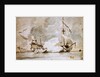 The 'Mary Rose' action, 8-18 December 1669 by Willem Van de Velde the Younger