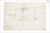 A course clewed up by Willem Van de Velde the Younger