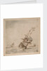 An English flagship scudding in a heavy sea by Willem Van de Velde the Younger
